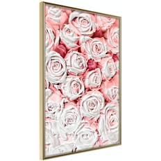 Arkiio Affisch White Roses [Poster] 20x30 Poster