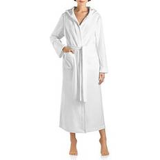 Solid Colours Robes Hanro Hooded Plush Long Robe