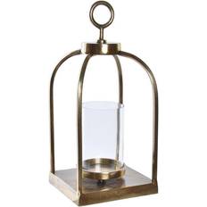 Krystal Lanterner Dkd Home Decor Lanterna Krystal Gylden Aluminium (19 x 19 x 43 cm) Lanterne