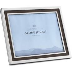 Georg Jensen Photo Frames Georg Jensen Manhattan Large 30x25 cm Rostfritt stål/Läder Photo Frame