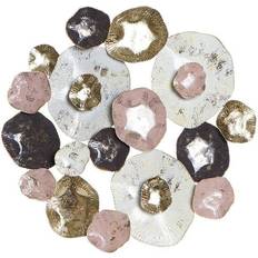 Dkd Home Decor Pink Gylden Metal (61 x 5.7 x 61 cm) Vægdekorationer