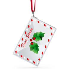 Swarovski Holiday Cheers Letter to Santa Christmas Tree Ornament