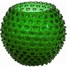 Inredningsdetaljer Klimchi Hobnail mörkgrön 18 cm Vas