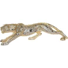 Figuritas Dkd Home Decor Dorado Leopardo Colonial 82.5 x 23 x 21 cm Figurita