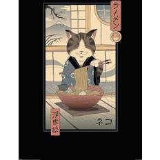 Roble Pósters Pyramid Poster Vincent Trinidad Neko Ramen Ukiyo-e 91.5 x 61 cm Póster