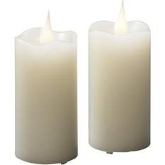 Gnosjö Konstsmide Vaxljus LED-lys 10cm 2stk