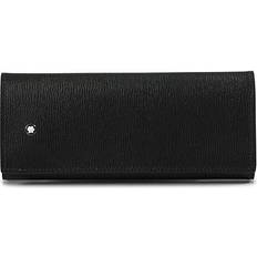 Weiß Federtaschen Montblanc Meisterstuck 4810 Two Pen Pouch Black