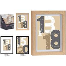 MDF Wanddecoraties Gift Decor Houten Fotolijst Bruin 13 x 18 cm 15 x 20 cm