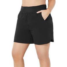 3XL Swimming Trunks Swimsuits For All Quick Dry Swim Short - Black