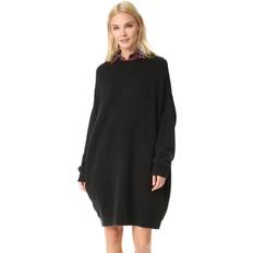 R13 Grunge Sweatshirt Kjole - Sort