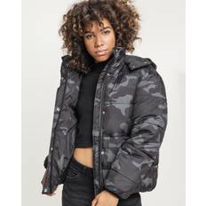 Camouflage - Damen Jacken Urban Classics Ladies Boyfriend Camo Puffer Jacket (Rusty Camo, 3XL)