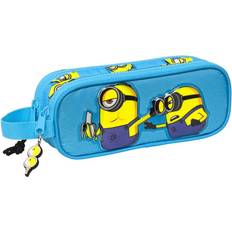 Multicoloured Pencil Case MINIONS School Case Minionstatic Blue (21 x 8 x 6 cm)