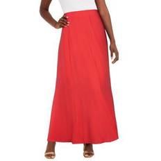 Jessica London Skirts Jessica London Plus Women's Travel Knit Maxi Skirt in (Size 22/24) Wrinkle Resistant Pull-On Stretch Knit