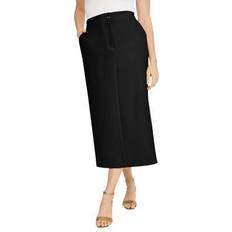 Jessica London Underwear Jessica London Plus Women's Tummy Control Bi-Stretch Midi Skirt in (Size W)