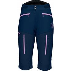 Fjørå flex1 shorts Norrøna Fjørå Flex1 Shorts - Olive Night/Violet Tulle