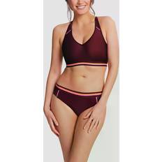 Panache Kira Active Bikini Bottoms, Mulberry