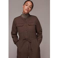 Marrón - Mono largo Monos Whistles Sadie Utility Tie Jumpsuit