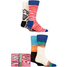 Happy Socks Intimo Happy Socks WWF 4-Pack Gift Set - Orange/Pink/Blue/Green/Black