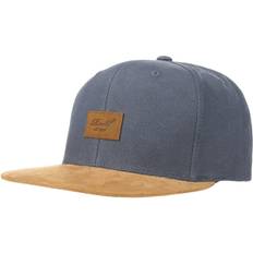 Reell Suede 6 Panel Snapback - Rosso Bordeaux