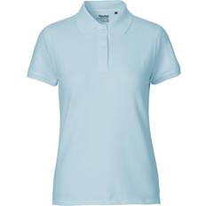 Neutral Ekologisk Dam Klassisk Polotröja (Baby Blue, 2XL)