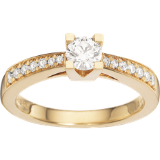 Guld - Solitaireringe Scrouples Kleopatra Queen Ring (0.43ct) - Gold/Diamonds