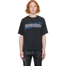 DSquared2 Grafisk Bomuld T-Shirt - Sort