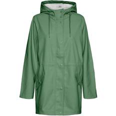Vero Moda Vmmalou Raincoat - Green/Leaden Frost
