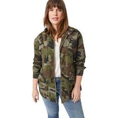 Camo jacket womens Ellos Plus Women's Camo Utility Jacket in Camo (Size 14)