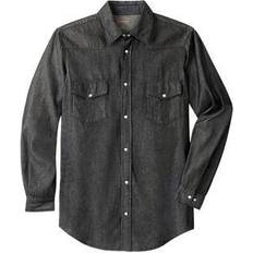 Big and tall denim shirt Boulder Creek Men's Big & Tall Western Snap Front Shirt in Denim (Size 8XL)