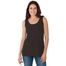 Woman Within Women Tank Tops Woman Within Plus Women's Scoop Neck Tank in (Size 2X) Top