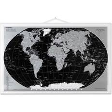 Naga World Map Wall Decor 95x62cm