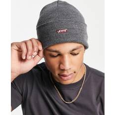 Gray - Women Beanies Levi's Beanie Baby Tab Logo D6248-0002