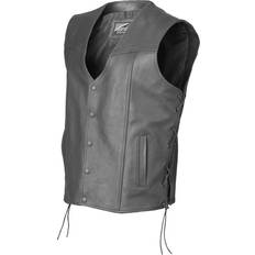 Amarillo - Hombre Chalecos Büse Leather Vest Amarillo Neón 189119