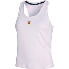 Lila - Tennis Linnen Nike Court Heritage Linne Damer Vit