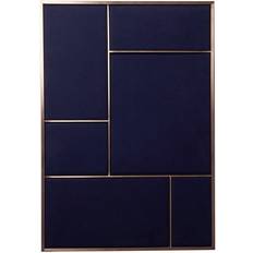 Brass Notice Boards Please Wait to be Seated Nouveau Pin Notice Board 226.1x63.5cm