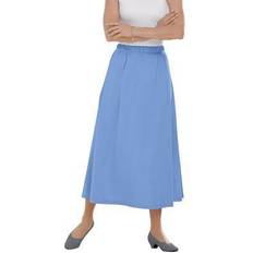 Woman Within Women Sweaters Woman Within Plus Women's 7-Day Knit A-Line Skirt in French (Size 4XP)