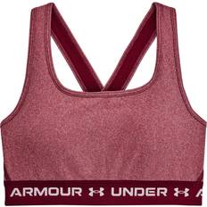 Fitness & Gimnasio Sujetadores Under Armour Mid Crossback Sports Bra - Rosa