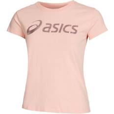 Hardlopen - Paars T-shirts Asics Big Logo Tee III - Zwart