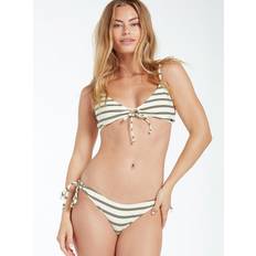 Beige Bikiniöverdelar Volcom Women's Lining Up Vneck Bikini Top