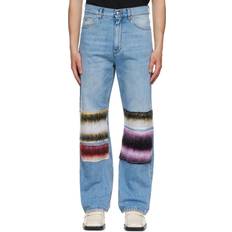 Pantalones & Shorts Marni Men's Mohair-Patch Relaxed Jeans