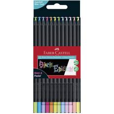 Schwarz Buntstifte Faber-Castell Färgpennor Triangulär 12 st. Neon/Pastel One Size Färgset