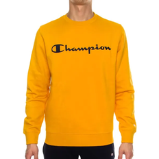 Gule Gensere Champion Classics Men Crewneck Sweatshirt Mustard