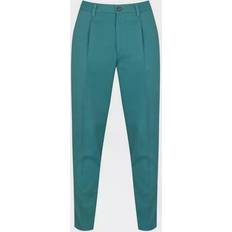 HUGO BOSS Green Trousers HUGO BOSS Kirio Pleat Trousers