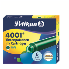 Pelikan Tintenpatronen 4001 Dunkelgrün 6 Pcs