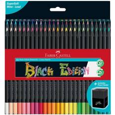 Schwarz Stifte Faber-Castell Colouring Pencils Black Edition 50-pack