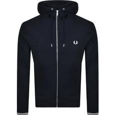 Fred Perry Hoodie Pullover Fred Perry Men's Zip Hoodie - Ecru/White