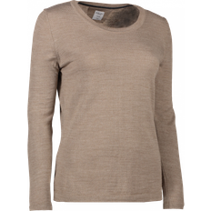 Dame - Merinould Sweatere Seven Seas Pullover S640, Sand