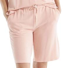 Damella Knitted Lounge Shorts Lightpink