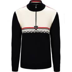 Dale of Norway Uomo Abbigliamento Dale of Norway Lahti Mens Knit Sweater Black/Smoke/Off White