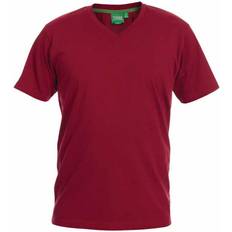 Duke Mens Signature King Cotton V Neck T-Shirt (Teal)